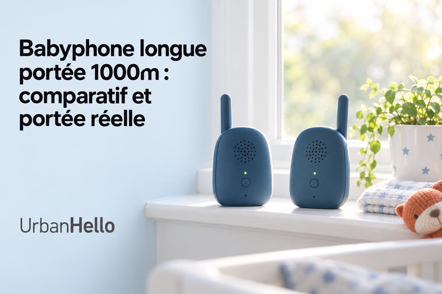 Babyphone longue portée 1000m : comparatif et portée réelle