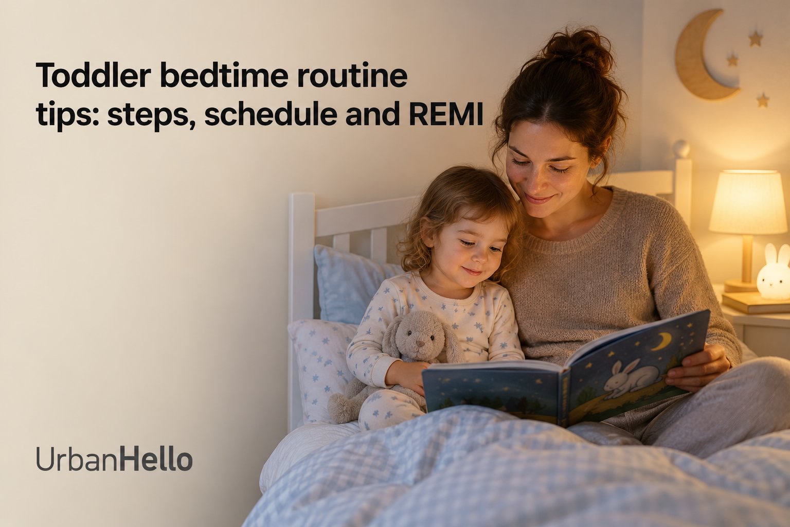 Toddler bedtime routine tips: steps, schedule and REMI