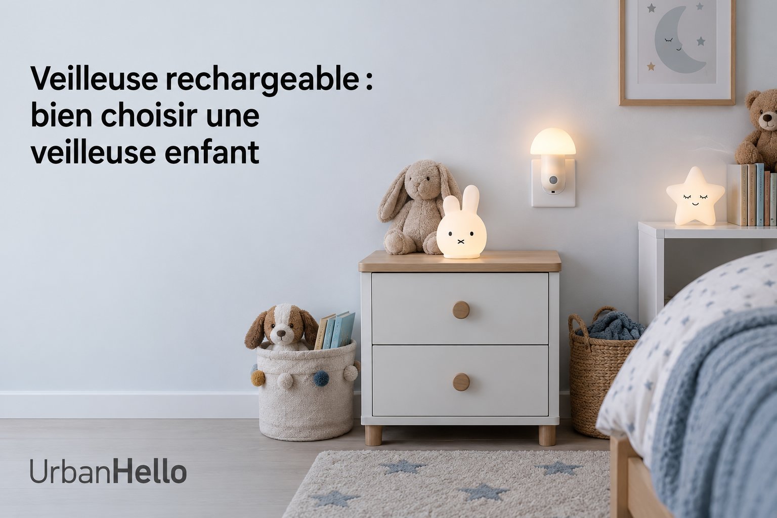 Veilleuse rechargeable : bien choisir une veilleuse enfant