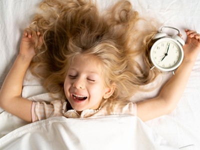 The best time to put your child to bed!